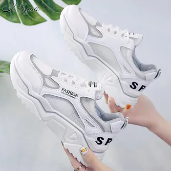 2020 Women shoes Fashion White Platform Sneakers Ladies Chunky Causal Shoes Woman PU Leather sneakers Shoes Chaussure Femme
2020 Women shoes Fashion White Platform Sneakers Ladies Chunky Causal Shoes Woman PU Leather sneakers Shoes Chaussure Femme