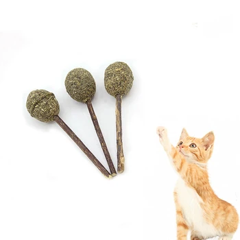 Cat Mint Ball Natural Catnip Toys Kitten Catnip Lollipop Treats Pet Cat Molar Teeth Cleaning Interactive Toys Pet Products
Cat Mint Ball Natural Catnip Toys Kitten Catnip Lollipop Treats Pet Cat Molar Teeth Cleaning Interactive Toys Pet Products