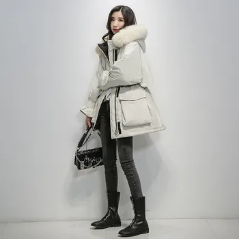 Enniko Large Natural Fox Fur Hooded Winter Jacket Women 90% White Duck Down Thick Parkas Warm Sash Tie Up Snow Coat 878# 
Enniko Large Natural Fox Fur Hooded Winter Jacket Women 90% White Duck Down Thick Parkas Warm Sash Tie Up Snow Coat 878#