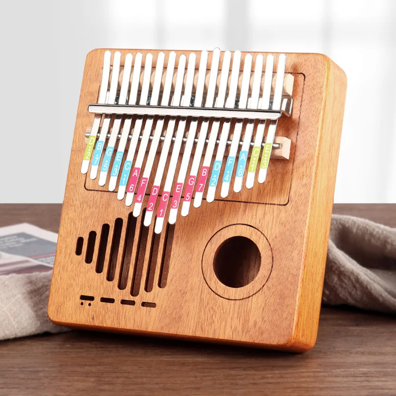 Kalimba 17 Key Thumb Piano Solid Wood Single Board Mahogany Keyboard Instrument Wooden African Sanza Mbira Kalimba Finger Piano
Kalimba 17 Key Thumb Piano Solid Wood Single Board Mahogany Keyboard Instrument Wooden African Sanza Mbira Kalimba Finger Piano