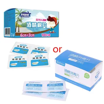 100 Pcs/box Disposable Alcohol Disinfection Cotton Sheet Glasses Lens Phone Tableware Ear Hole Wound Sterilization First Aid
100 Pcs/box Disposable Alcohol Disinfection Cotton Sheet Glasses Lens Phone Tableware Ear Hole Wound Sterilization First Aid