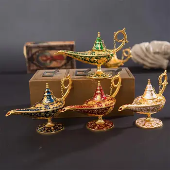 Genie Lamp Light Wishing Tea Pot Retro Furnishing Article Light Costume Lamp Home Table Decoration Metal Craft
Genie Lamp Light Wishing Tea Pot Retro Furnishing Article Light Costume Lamp Home Table Decoration Metal Craft