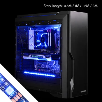 PC LED Strip Light RGB for 12V Motherboard Control / PC Computer case 50CM 1M 2M with 4 Pin RGB-Header(+12V,G,R,B)
PC LED Strip Light RGB for 12V Motherboard Control / PC Computer case 50CM 1M 2M with 4 Pin RGB-Header(+12V,G,R,B)