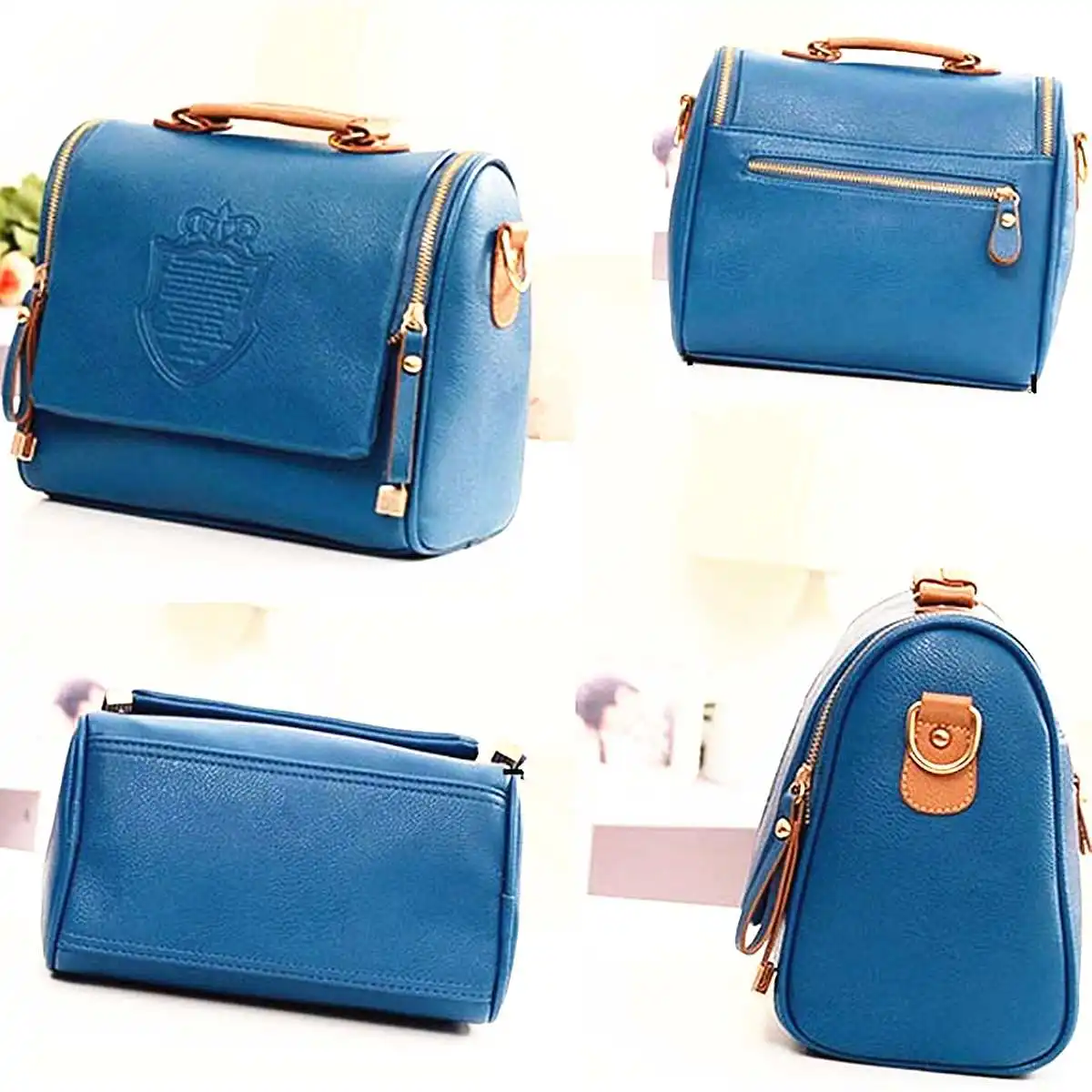 Fashion PU Leather Women Shoulder Bag Female Purse Crown Handbags Girl Crossbody Bag Shoulder Bag Vintage Ladies Brand Messenger Fashion PU Leather Women Shoulder Bag Female Purse Crown Handbags Girl Crossbody Bag Shoulder Bag Vintage Ladies Brand Messenger