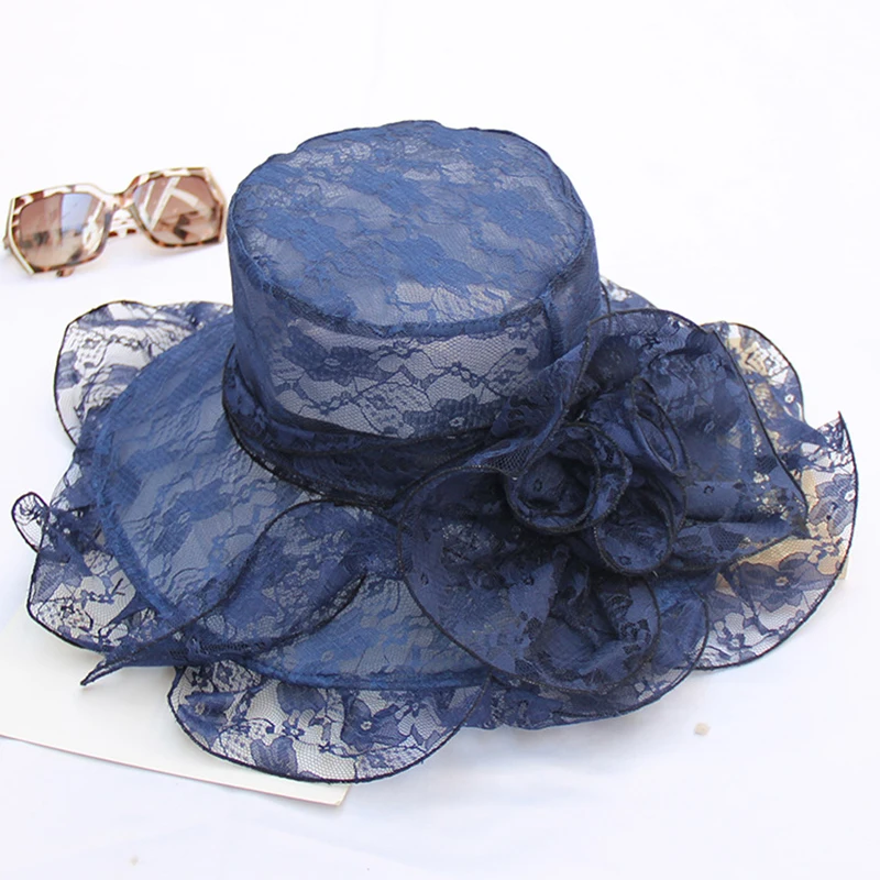 New Sun Hat Women Mesh Yarn Flower Summer Hats For Women Big Wide Wavy Brim Beach Hat Female Sunhat Adjustable Lady Net Hat
New Sun Hat Women Mesh Yarn Flower Summer Hats For Women Big Wide Wavy Brim Beach Hat Female Sunhat Adjustable Lady Net Hat