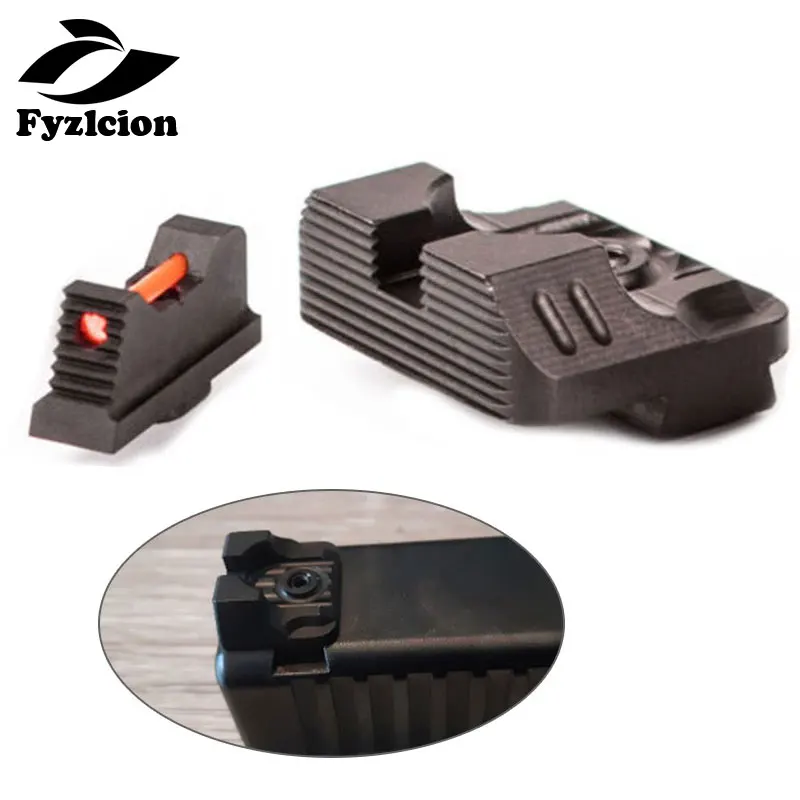 Hunting Glock Gen 3 and 4 models.230 fiber optic Front and Rear Sight combat v3 sight set for Hunting Accessories
Hunting Glock Gen 3 and 4 models.230 fiber optic Front and Rear Sight combat v3 sight set for Hunting Accessories