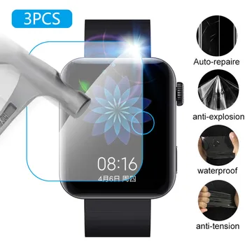 3PCS Explosion-Proof SmartWatch Hydrogel Soft TPU Transparent Screen Protection Film Accessories For Xiaomi Smart Watch 
3PCS Explosion-Proof SmartWatch Hydrogel Soft TPU Transparent Screen Protection Film Accessories For Xiaomi Smart Watch