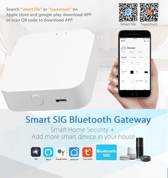 Tuya Smart wifi bluetooth MESH Gateway wi-fi Bluetooth SIG Gateway compatible with alexa Amazon google assistant voice control
Tuya Smart wifi bluetooth MESH Gateway wi-fi Bluetooth SIG Gateway compatible with alexa Amazon google assistant voice control