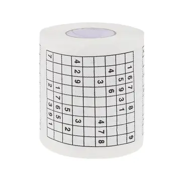 Tissue Paper Sudoku Printed Creative Toilet Roll Paper for Coffee Shop Hotel Home
Tissue Paper Sudoku Printed Creative Toilet Roll Paper for Coffee Shop Hotel Home