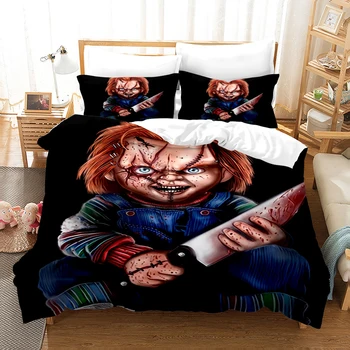 Thriller Child's Play 3d Print Horror Movie Bed Set Duvet Covers Set Comforter Bedding Sets Bedclothes Bed Linen (no Sheet) 03
Thriller Child's Play 3d Print Horror Movie Bed Set Duvet Covers Set Comforter Bedding Sets Bedclothes Bed Linen (no Sheet) 03