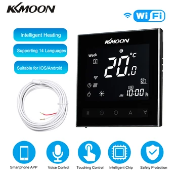 WiFi Voice Control Thermostat Digital Underfloor Heating Thermostat for Electric Heating System Floor Air Sensor Energy Saving 
WiFi Voice Control Thermostat Digital Underfloor Heating Thermostat for Electric Heating System Floor Air Sensor Energy Saving