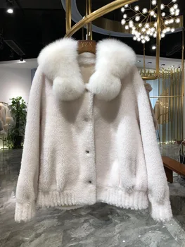 2019 New Fur Wool Plaid Teddy Coat Women Two Colors White and Deep Blue
2019 New Fur Wool Plaid Teddy Coat Women Two Colors White and Deep Blue