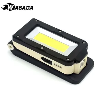 Portable COB LED Worklight Flashlight Magnetic Work Lamp USB Rechargeable Lamp Torch Built-in Battery with Hanging Hook
Portable COB LED Worklight Flashlight Magnetic Work Lamp USB Rechargeable Lamp Torch Built-in Battery with Hanging Hook
