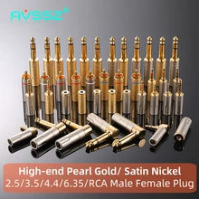 3.5 mm Jack Audio Plug Adapter 3 4 Pole Angle Plug Connector 4.4mm Balanced Headphone Cable Repair Pearl Gold Guitar Plug 2.5mm
3.5 mm Jack Audio Plug Adapter 3 4 Pole Angle Plug Connector 4.4mm Balanced Headphone Cable Repair Pearl Gold Guitar Plug 2.5mm