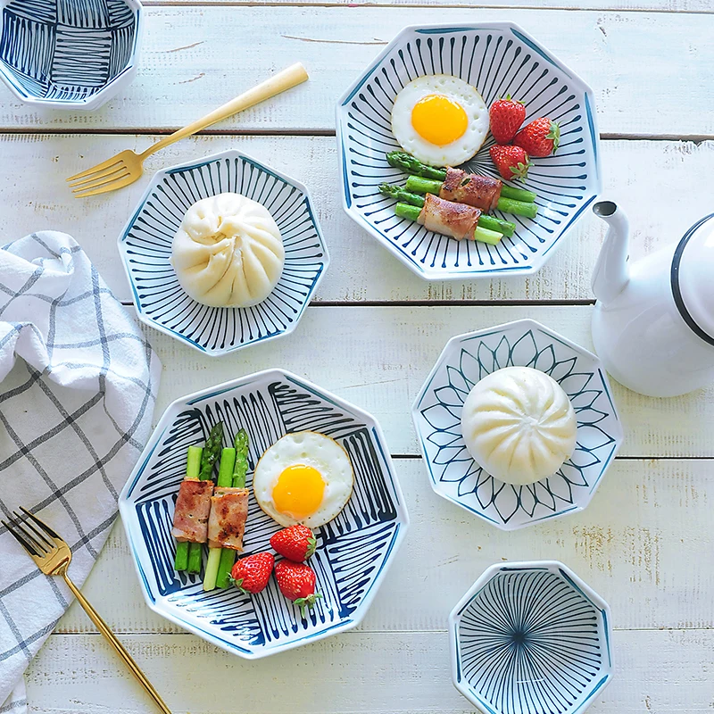 Ceramic Dinner Plate Japanese Style Dinner Dishes Dinnerware Pasta Plate Rice Bowl
Ceramic Dinner Plate Japanese Style Dinner Dishes Dinnerware Pasta Plate Rice Bowl