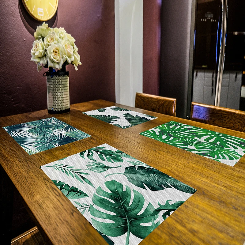 Fuwatacchi Green Leaves Placemat Waterproof Table Mat Cup Pad Drink Coasters Place Mats for Dining Table Tea Party Decorations
Fuwatacchi Green Leaves Placemat Waterproof Table Mat Cup Pad Drink Coasters Place Mats for Dining Table Tea Party Decorations