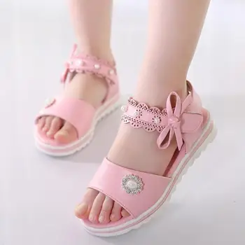 Kids sandals for girls,Summer girl shoes 4-15Y children sandalias pink and white high quality child shoes size 26-37 
Kids sandals for girls,Summer girl shoes 4-15Y children sandalias pink and white high quality child shoes size 26-37