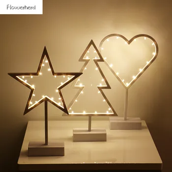 Modeling Light Creative Night Light Stars Heart Stars Christmas Tree Light Room Decoration Photo Props Small Table Lamp
Modeling Light Creative Night Light Stars Heart Stars Christmas Tree Light Room Decoration Photo Props Small Table Lamp
