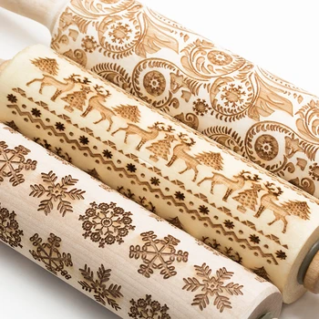 Valentine's Day DIY Love Embossing Rolling Pin Various pattern Baking Cookies Noodle Biscuit Fondant Cake Dough Engraved Roller 
Valentine's Day DIY Love Embossing Rolling Pin Various pattern Baking Cookies Noodle Biscuit Fondant Cake Dough Engraved Roller