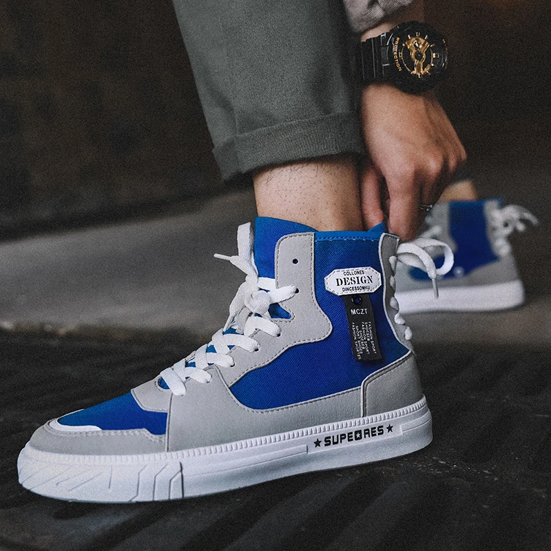 OLOMM High help hot new product Men's Casual Shoes Breathable Outdoor Soft bottomMen Fashion Sneakers High Quality Canvas shoes
OLOMM High help hot new product Men's Casual Shoes Breathable Outdoor Soft bottomMen Fashion Sneakers High Quality Canvas shoes