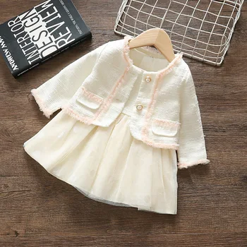 Autumn Toddler Dresses for Girls Wedding Princess Birthday Party Pageant Dress + Jacket Outfits Newborn Clothes Baby Girl Dress
Autumn Toddler Dresses for Girls Wedding Princess Birthday Party Pageant Dress + Jacket Outfits Newborn Clothes Baby Girl Dress