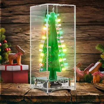 3D Christmas Tree Music Box Soldering Practice Project DIY Electronic Science Assemble Kit with 7 Colors Flash Light YE-
3D Christmas Tree Music Box Soldering Practice Project DIY Electronic Science Assemble Kit with 7 Colors Flash Light YE-