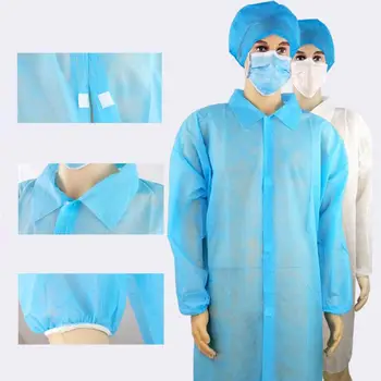 Disposable Non woven Surgical Gown Breathable Apron Elastic Dust Proof Overalls Hair Cutting Apron Hair Cutting Capes Clothes 
Disposable Non woven Surgical Gown Breathable Apron Elastic Dust Proof Overalls Hair Cutting Apron Hair Cutting Capes Clothes