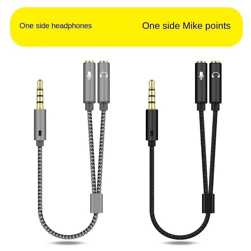 Audio Cable Converter for Computer Headset 3.5mm 2-in-1 Adapter Cable Mobile Phone Adapter Audio Cable Converter
Audio Cable Converter for Computer Headset 3.5mm 2-in-1 Adapter Cable Mobile Phone Adapter Audio Cable Converter
