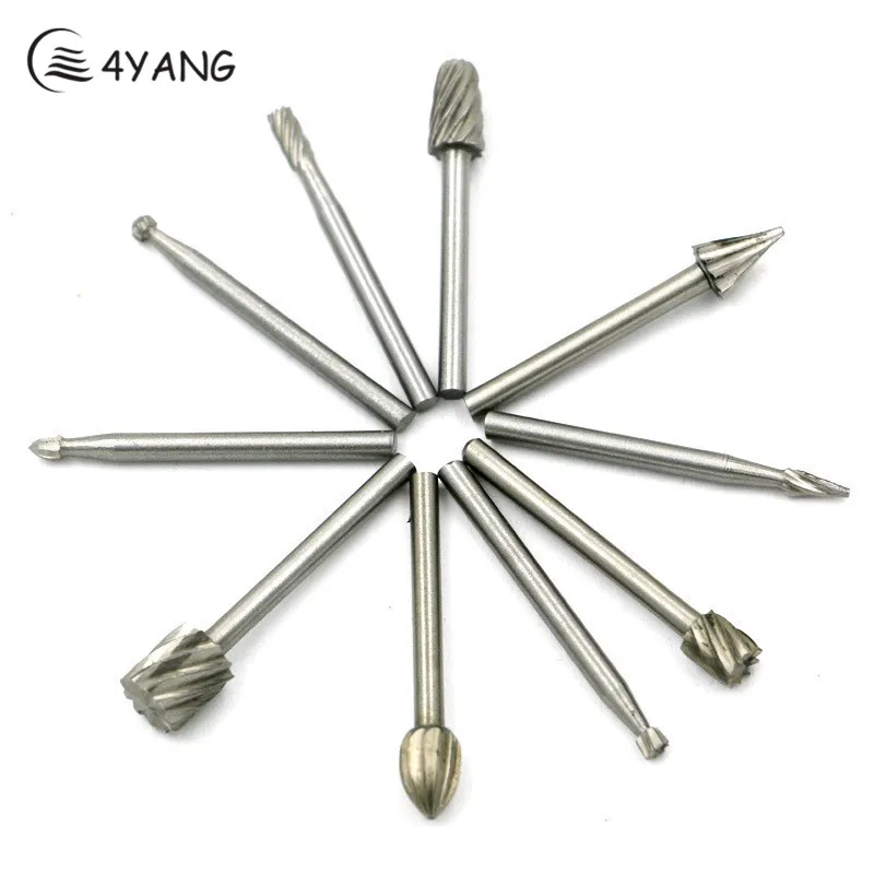 10 pcs/set Rotary Tools Woodworking Carving Set High Speed Steel Drilling Shank File Engraving Tungsten DIY Tool Machine
10 pcs/set Rotary Tools Woodworking Carving Set High Speed Steel Drilling Shank File Engraving Tungsten DIY Tool Machine