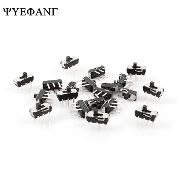 10 Pcs On-Off-On DPDT 2P2T 6 Pin Vertical DIP Slide Switch SS23D32
10 Pcs On-Off-On DPDT 2P2T 6 Pin Vertical DIP Slide Switch SS23D32