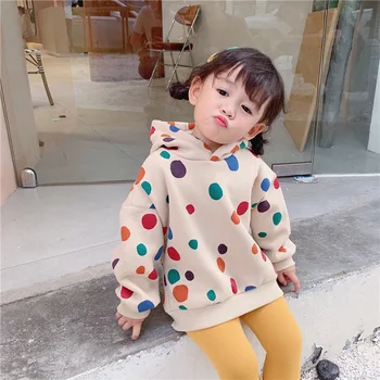 2019 Autumn and Winter New Style Children Cotton Dot Lazy Simple and Easy Hooded Tops Girls and Boys Long Sleeve Casual Clothes
2019 Autumn and Winter New Style Children Cotton Dot Lazy Simple and Easy Hooded Tops Girls and Boys Long Sleeve Casual Clothes