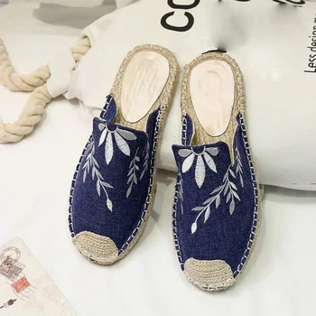 elegant slipper women plus size женская обувь Round Head Hemp Rope Braid Embroidery Fisherman Shoes Lazy Shoes Women Flat heel
elegant slipper women plus size женская обувь Round Head Hemp Rope Braid Embroidery Fisherman Shoes Lazy Shoes Women Flat heel