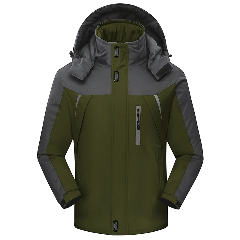 Autumn And Winter Men'S Wear Wind-Resistant Waterproof Plus Velvet Plus-sized Men's Outdoor Thick Warm Raincoat Jacket Men's Cot
Autumn And Winter Men'S Wear Wind-Resistant Waterproof Plus Velvet Plus-sized Men's Outdoor Thick Warm Raincoat Jacket Men's Cot