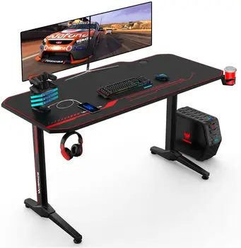 55x23 Inch Ergonomic Gaming Desk E-sports Computer Table PC Desk Gamer Tables Workstation with USB Gaming Handle Rack&Mouse Pad
55x23 Inch Ergonomic Gaming Desk E-sports Computer Table PC Desk Gamer Tables Workstation with USB Gaming Handle Rack&Mouse Pad