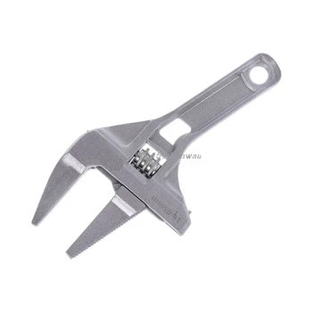 

Universal Spanner Aluminium Alloy Large Open End Adjustable Wrench Repair Tool for Water Pipe Screw Bathroom Air Conditioning
