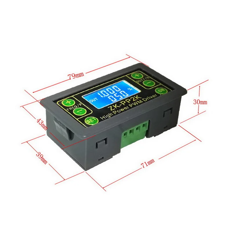 PWM DC 3.3~30V 12V 24V Motor Speed Controller regulator 8A 150W Adjustable LED Dimmer Pulse Frequency Duty Ratio
PWM DC 3.3~30V 12V 24V Motor Speed Controller regulator 8A 150W Adjustable LED Dimmer Pulse Frequency Duty Ratio