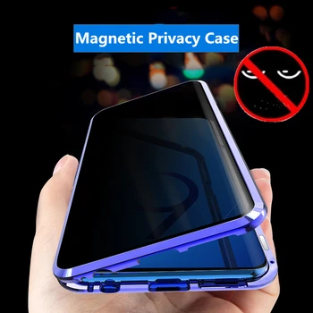 Privacy Magnetic Tempered Glass Phone Case For Samsung A50 A70 Cover Metallic Adsorption HD Screen Protector Luxury Fitted Coque
Privacy Magnetic Tempered Glass Phone Case For Samsung A50 A70 Cover Metallic Adsorption HD Screen Protector Luxury Fitted Coque