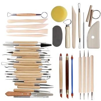 1 Set Clay Tool Polymer Clay Sculpting Tools Set Wood Models Art Projects Pottery Tool Stainless Steel Wooden Handle
1 Set Clay Tool Polymer Clay Sculpting Tools Set Wood Models Art Projects Pottery Tool Stainless Steel Wooden Handle