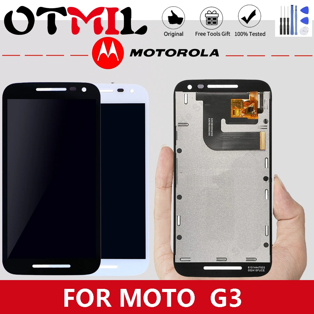 5.0" Original For MOTO G3 +3rd Gen LCD Display Touch Digitizer Assembly For Motorola Moto G3 LCD XT1540 XT1541 XT1544 XT1550
5.0" Original For MOTO G3 +3rd Gen LCD Display Touch Digitizer Assembly For Motorola Moto G3 LCD XT1540 XT1541 XT1544 XT1550