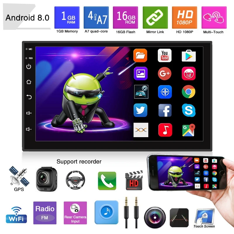 Universal Car Navigation GPS MP5 Multimedia Player All in one MP3 MP4 Radio Monitor For Nissan Hyundai Toyota 7 inch
Universal Car Navigation GPS MP5 Multimedia Player All in one MP3 MP4 Radio Monitor For Nissan Hyundai Toyota 7 inch