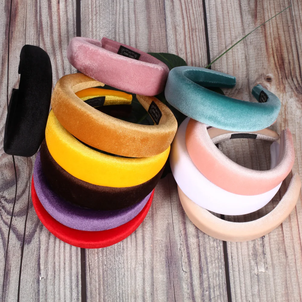 Solid Color Wide Thick Sponge Velvet Hairbands Headbands For Women Girls Head Bands Headwear Hair Hoop Hair Bands Accessories
Solid Color Wide Thick Sponge Velvet Hairbands Headbands For Women Girls Head Bands Headwear Hair Hoop Hair Bands Accessories