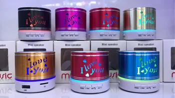 Portable Mini Wireless speaker Colorful Metal Sound Box Subwoofer Loudspeaker for Iphone Xiaomi Support TF card
Portable Mini Wireless speaker Colorful Metal Sound Box Subwoofer Loudspeaker for Iphone Xiaomi Support TF card