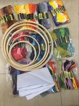 Embroidery Frame Kit Floss Stitch Sewing Skein Cross-Stitch Starter Tool Set Thimble Scissor Tailor Ruler Needlework
Embroidery Frame Kit Floss Stitch Sewing Skein Cross-Stitch Starter Tool Set Thimble Scissor Tailor Ruler Needlework
