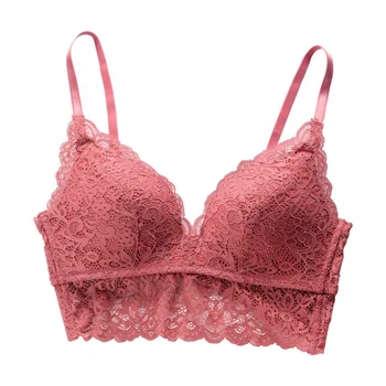 Women Paded Lace Bras French Triangle Cup Plus Size Underwear Without Steel Ring Gathered Push UP Brassiere// Intimates
Women Paded Lace Bras French Triangle Cup Plus Size Underwear Without Steel Ring Gathered Push UP Brassiere// Intimates