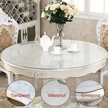 NEW TY Round Tablecloth Transparent Soft Glass Table Mat PVC Waterproof Oilproof Plate Living Room Kitchen Table Cloth Home
NEW TY Round Tablecloth Transparent Soft Glass Table Mat PVC Waterproof Oilproof Plate Living Room Kitchen Table Cloth Home