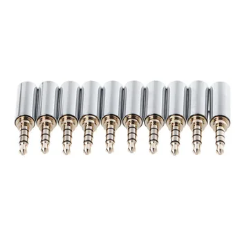 10* Gold Plated 3.5mm Male Stereo Audio Jack Plug Solder Connector Accessories
10* Gold Plated 3.5mm Male Stereo Audio Jack Plug Solder Connector Accessories
