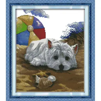 Joy Sunday Love-sickness Dog Painting Patterns Printed On Canvas 11&14CTNeedlework DIY Cross Stitch Chinese Embroidery Kits Sets
Joy Sunday Love-sickness Dog Painting Patterns Printed On Canvas 11&14CTNeedlework DIY Cross Stitch Chinese Embroidery Kits Sets