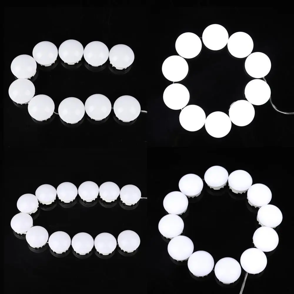 LED Bulbs Mirror Light Vanity Mirror Lights LED Lamp Kit Lens Headlight LED Bulbs Makeup Kit NO Mirror for Nail Art Salon Tool
LED Bulbs Mirror Light Vanity Mirror Lights LED Lamp Kit Lens Headlight LED Bulbs Makeup Kit NO Mirror for Nail Art Salon Tool