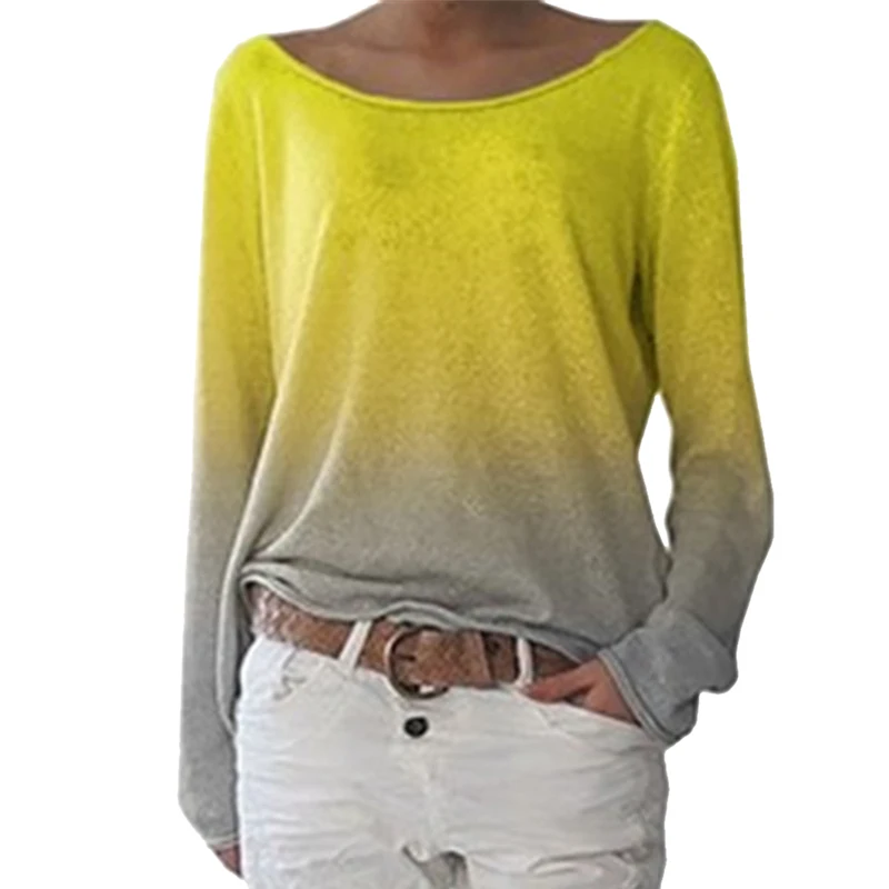 JODIMITTY 2020 Women Gradient color Blouse wide collar Long sleeve Women Loose Causal Vintage Shirt Women Plus size Blusas Tops
JODIMITTY 2020 Women Gradient color Blouse wide collar Long sleeve Women Loose Causal Vintage Shirt Women Plus size Blusas Tops
