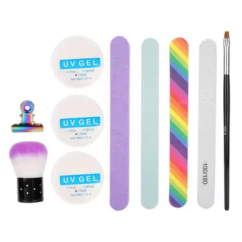 Professional Nail Extension Gel Set UV Gel Builder Nail File Nail Brush Clip Manicure Nail Art Tool
Professional Nail Extension Gel Set UV Gel Builder Nail File Nail Brush Clip Manicure Nail Art Tool